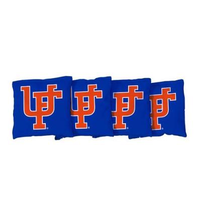 Florida Victory Tailgate Set Of 4 Vault Logo Blue Cornhole Bags