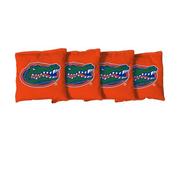  Florida Victory Tailgate Set Of 4 Orange Cornhole Bags