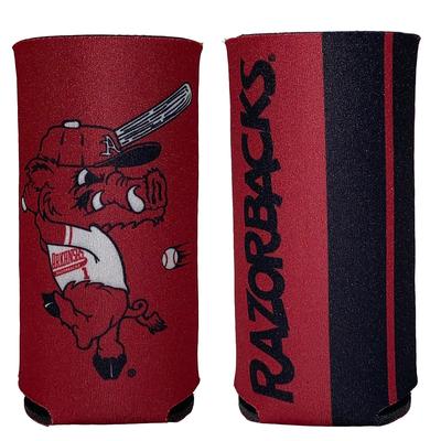 Arkansas Razorbacks 12oz Slim Can Cooler
