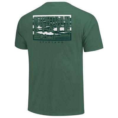 Michigan State Campus Skyline Comfort Colors Shirt