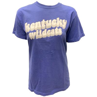 Kentucky Women's Groovy Stack Comfort Colors Shirt