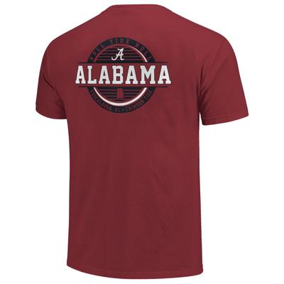 Alabama Striped Stamp Comfort Colors Shirt