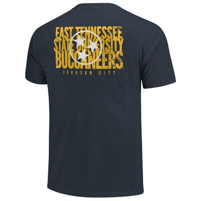 ETSU Bucs Stack Tristar Comfort Colors T-Shirt