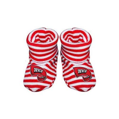 Western Kentucky Striped Booties