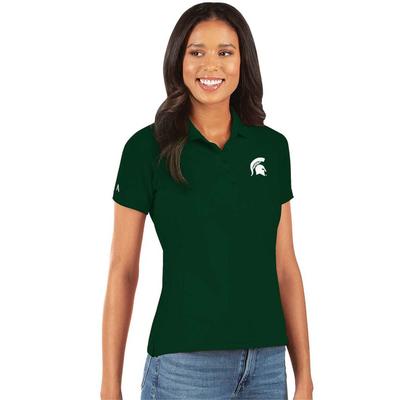 Michigan State Antigua Women's Legacy Pique Polo