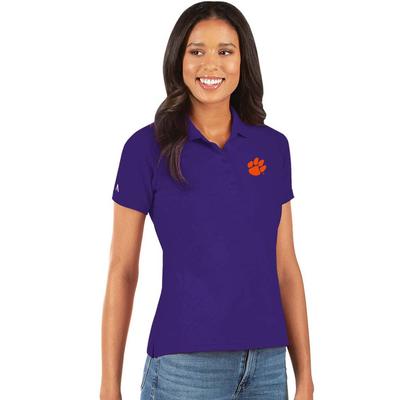 Clemson Antigua Women's Legacy Pique Polo