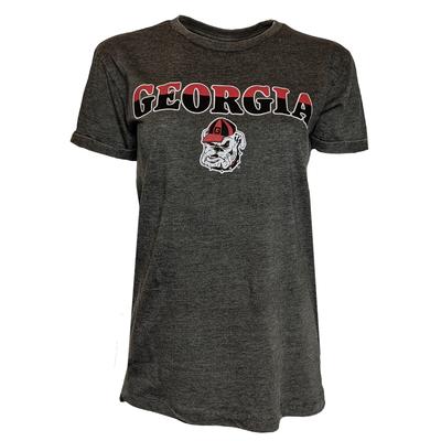 Georgia Pressbox Women's Breakdown Vintage Wash Tee