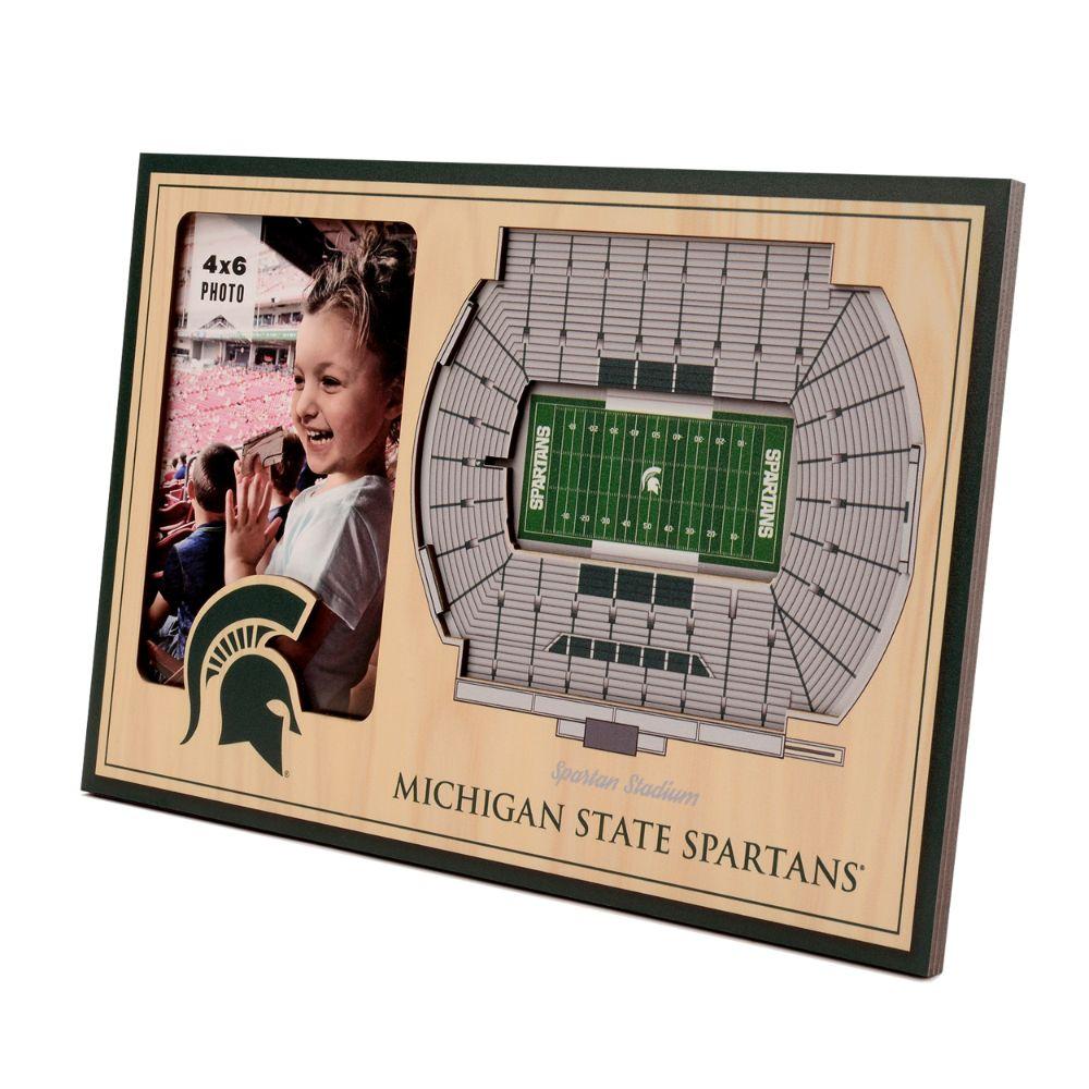  Michigan State 3d Stadium Views Picture Frame