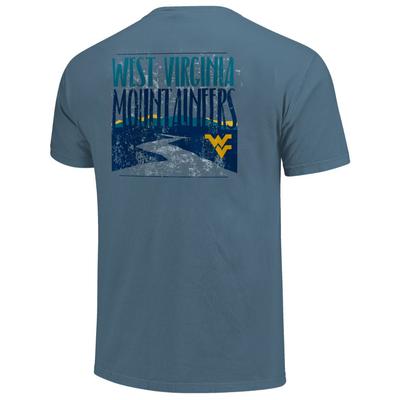 West Virginia Men's River Type Stack Short Sleeve Comfort Colors Tee