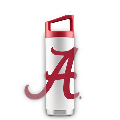 Alabama 16 oz White Oversized Mascot Bottle