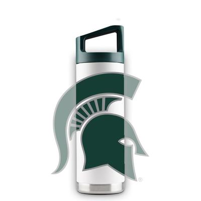 Michigan State 16 oz White Oversized Mascot Bottle