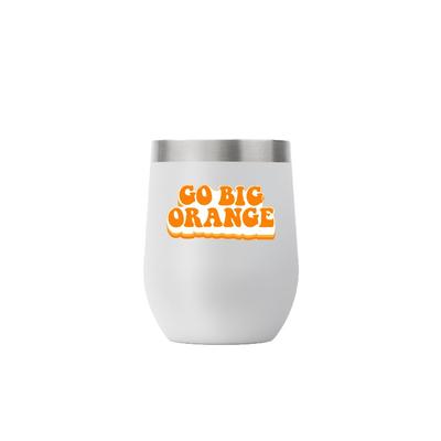 Tennessee 12 oz Gray Stemless 70s Bubble Font Tumbler