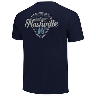 Nashville Men's Guitar Pick Short Sleeve Comfort Colors Tee