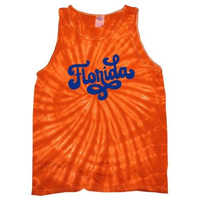 Florida Summit Fun Font Tie Dye Tank Top