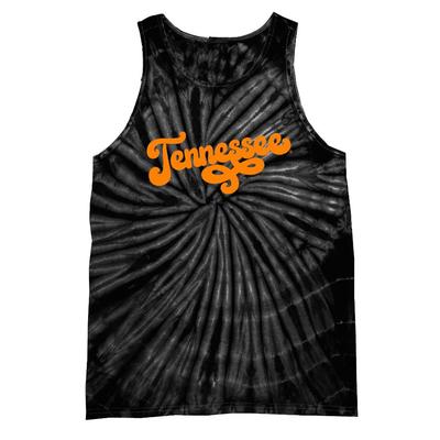 Tennessee Women's Fun Font Tie Dye Tank