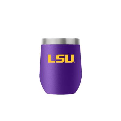 LSU 12 oz Purple Stemless Tumbler