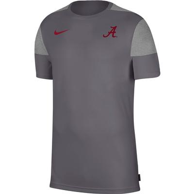 Alabama Nike Men's Coach UV Short Sleeve Top