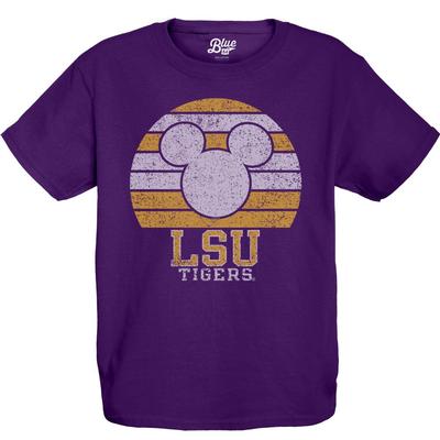 LSU Youth Mickey Mouse Short Sleeve Tee