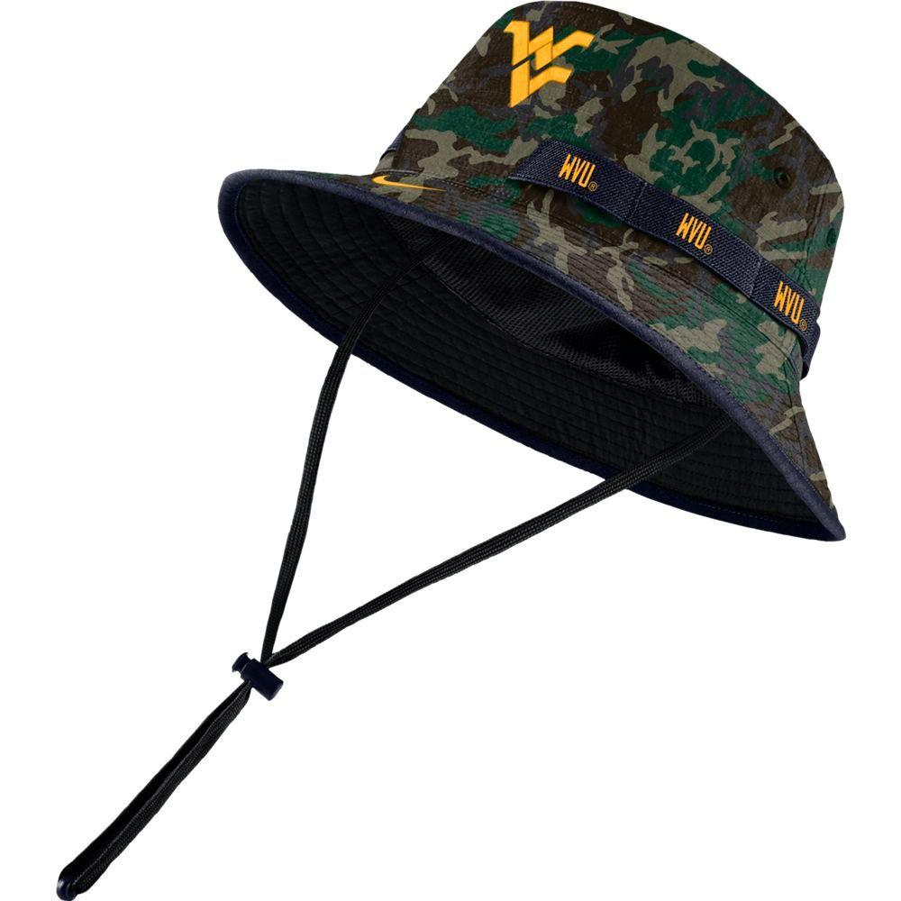 Mountaineers | West Virginia Nike Camo Dry Bucket Hat | Alumni Hall