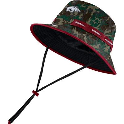 Arkansas Nike Camo Dry Bucket Hat