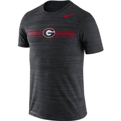 Georgia Nike Men's Dri-fit Velocity Short Sleeve Tee