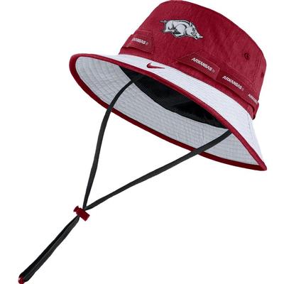 Arkansas Nike Sideline Dry Bucket Hat