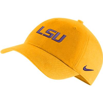 LSU Nike Men's H86 Logo Adjustable Hat