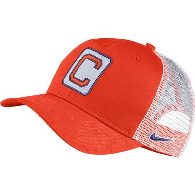 Clemson Nike Vault C99 Trucker W/ Block Patch Adjustable Hat