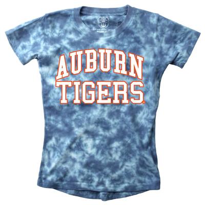 Auburn Youth Girls Tie Dye Short Sleeve Tee