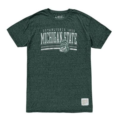 Michigan State Men's Retro Brand Mock Twist Tee