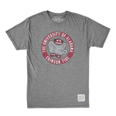 Alabama Retro Brand Circle Elephant Tee