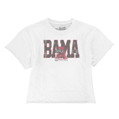 Alabama Retro Brand Cropped Boyfriend Tee