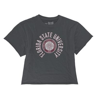 Florida State Retro Brand Cropped Boyfriend Tee