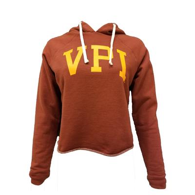 Virginia Tech Retro Brand VPI Women's Cropped Hoodie