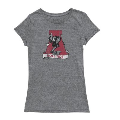 Alabama Women's Retro Brand Vault A Tri-Blend Tee