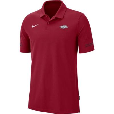 Arkansas Nike Men's Flex Coach's Polo
