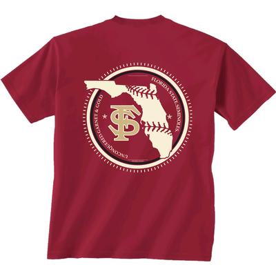 Florida State YOUTH Baseball State Short Sleeve Tee