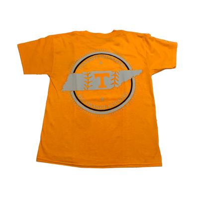 Tennessee YOUTH Baseball State Short Sleeve Tee