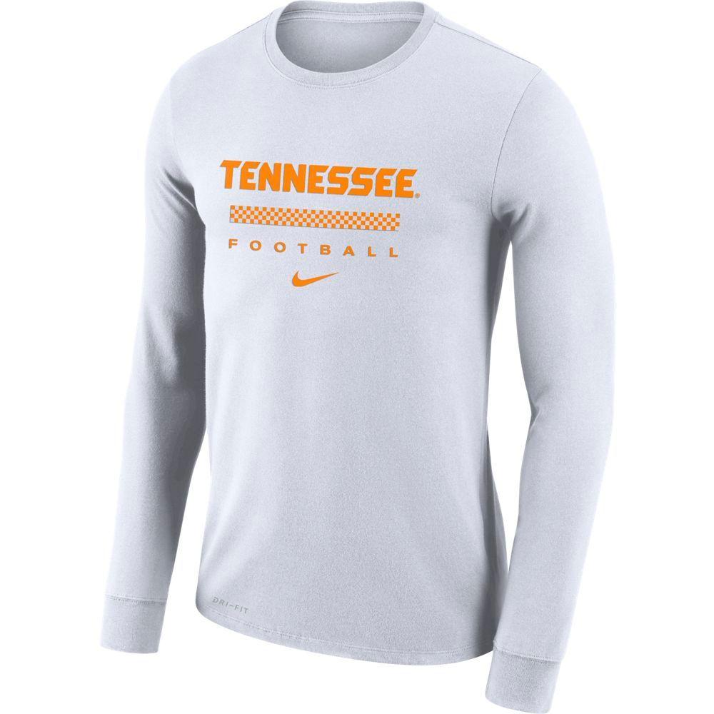 Vols | Tennessee Nike Men's Dri-fit Cotton Icon Word Long Sleeve Tee ...