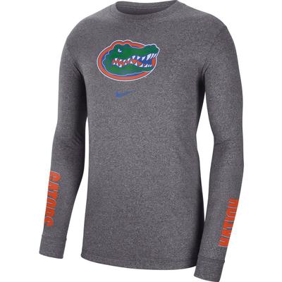 Florida Nike Men's Marled Logo Long Sleeve Tee