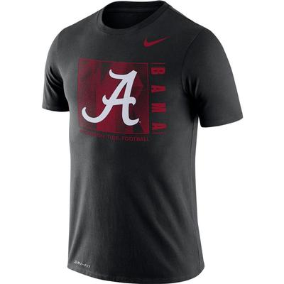 Alabama Nike Men's Dri-fit Cotton Team Issue Short Sleeve Tee