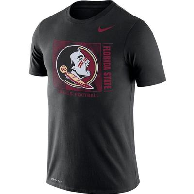 Florida State Nike Men's Dri-fit Cotton Team Issue Short Sleeve Tee