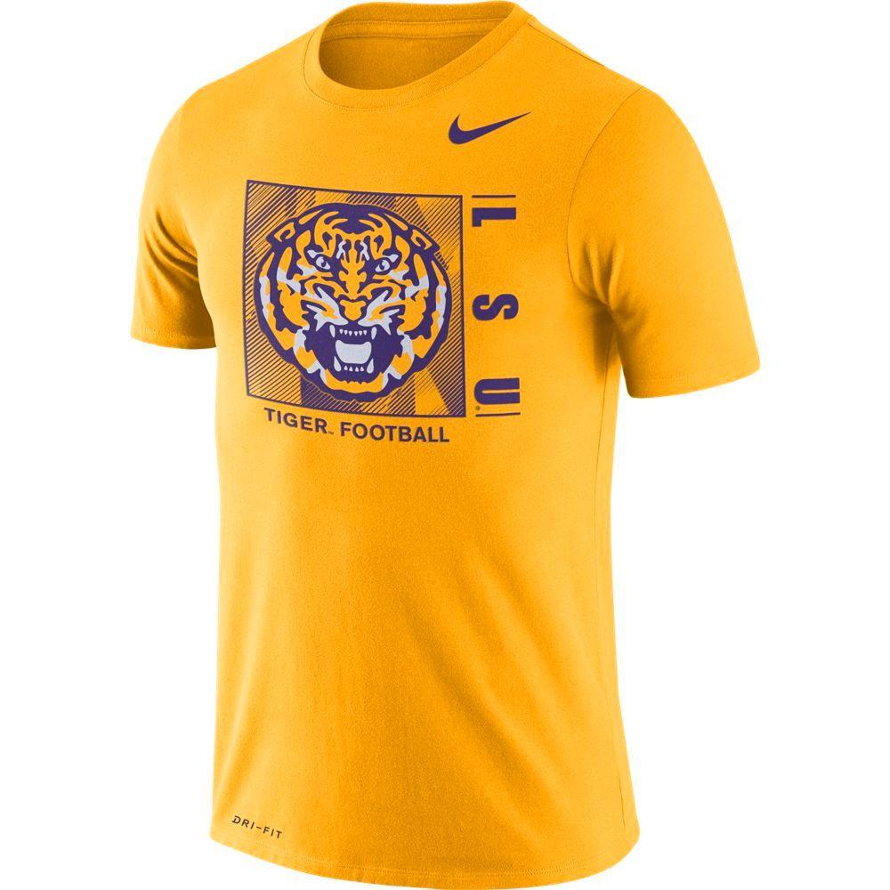 LSU | LSU Nike Men's Dri-fit Cotton Team Issue Short Sleeve Tee ...