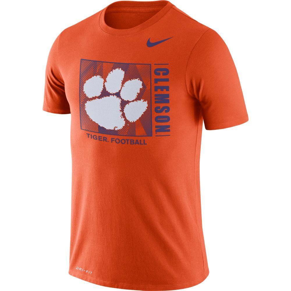 Clemson | Clemson Nike Men's Dri-fit Cotton Team Issue Short Sleeve Tee ...