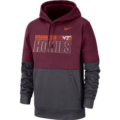 Virginia Tech Nike Men's Therma Hoodie Pullover