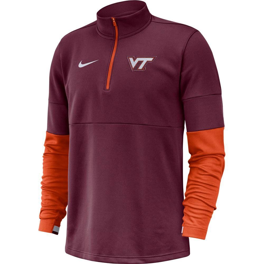 technical half zip top mens