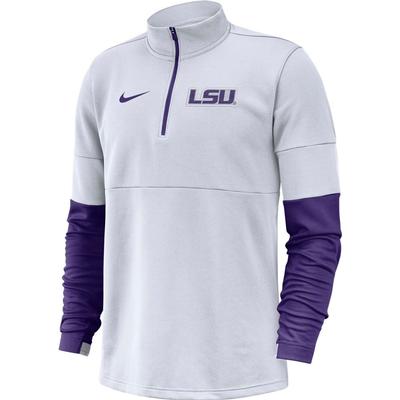 LSU Nike Men's Therma Half Zip Top
