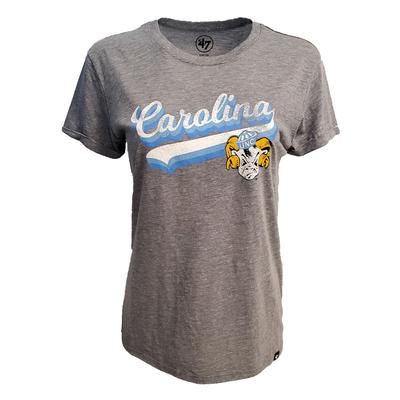 UNC 47 Hero Distressed Triblend Short Sleeve Tee