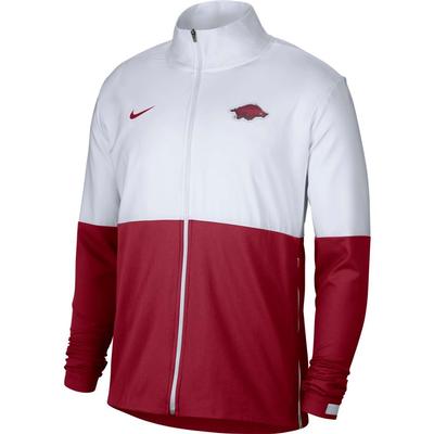 Arkansas Nike Men's Woven Full Zip Jacket