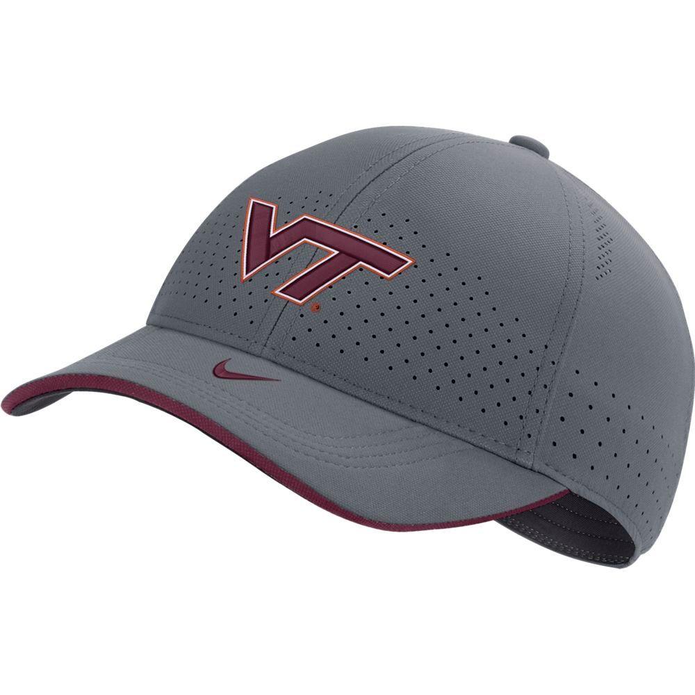 Virginia Tech Nike Men's Sideline Aero L91 Adjustable Hat